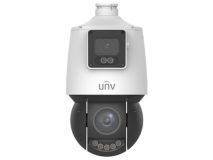 UNV 2*4MP Dual-Lens IR&White Light AI PTZ