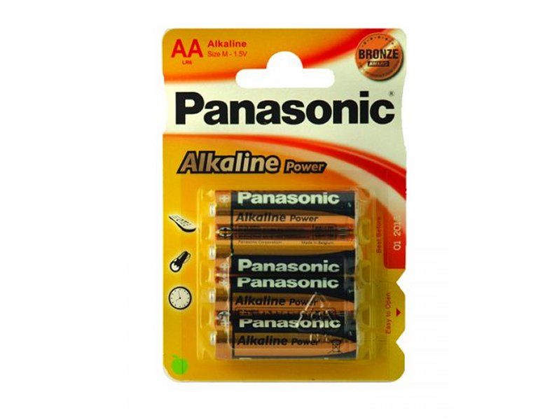 (4) PANASONIC 'AA' Alkaline Batteries from Alltrade