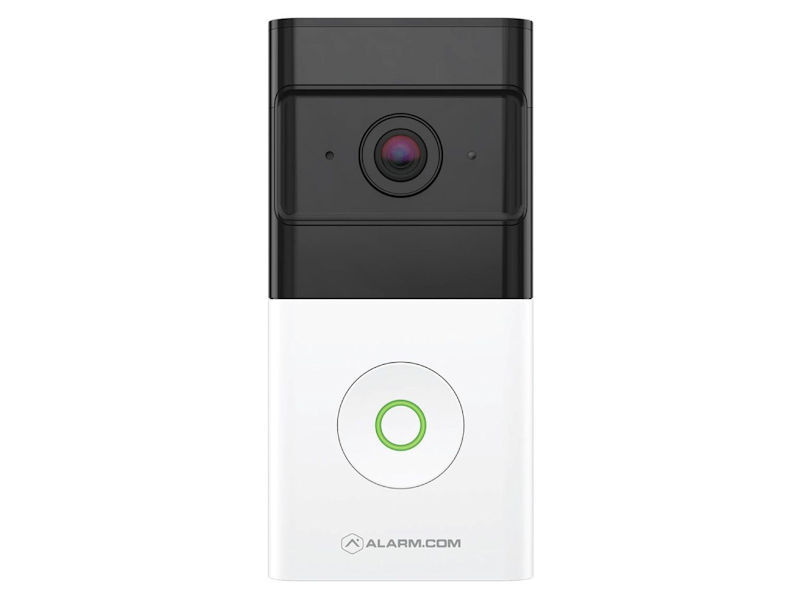 Door clearance camera alarm