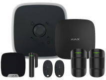 AJAX Kit 1S(Hub2+2MPS+DPS+2SC+SSDD+HSS) BK