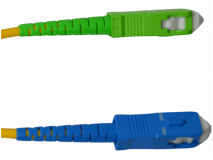 0.2m SC/APC-SC/UPC Fibre LSZH Patch Lead