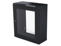 PENN-ELCOM Shallow Wall Cabinet 12U Black