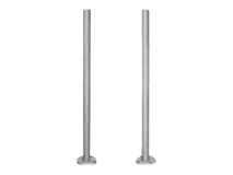 TAKEX 1m Pole - Silver/Galvanised - PAIR