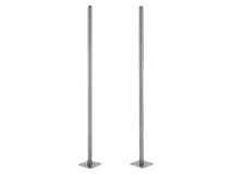 TAKEX 1.5m Pole - Silver/Galvanised - PAIR